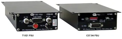 Foto do produto Unidades de serviço de fibra - T1/E1 e C37.94